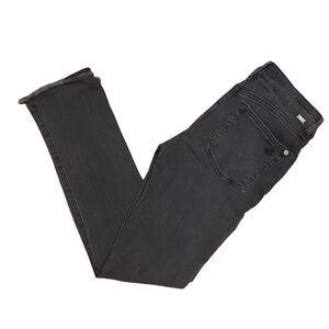 DL1961 Mara Straight Ankle Distressed Faded Dark Wash Jeans - Womens 24